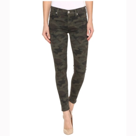 Hudson Collin Midrise Skinny Ankle Camouflage Jeans - Picture 3 of 14